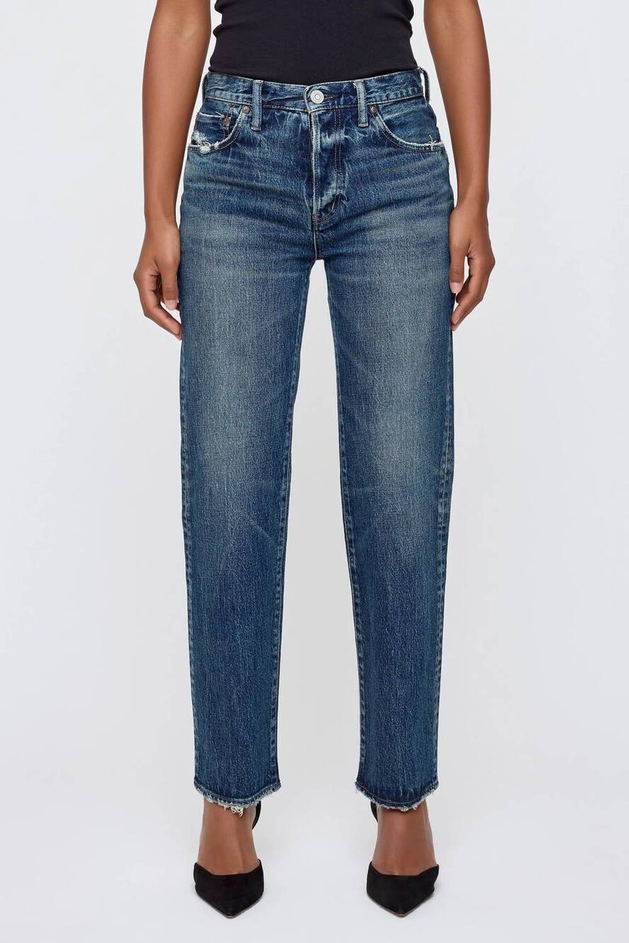 NEW MOUSSY mid rise wiley jean in blue